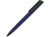 Ручка пластиковая шариковая «C1» soft-touch, синий, черный, soft touch