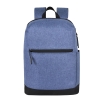 Рюкзак Boom, синий/чёрный, 43 x 30 x 13 см, 100% полиэстер 300 D, синий