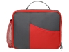 Изотермическая сумка-холодильник «Breeze» для ланч-бокса, красный, серый, полиэстер
