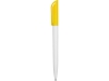 Ручка пластиковая шариковая «Миллениум Color CLP», белый, желтый, пластик
