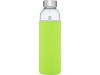 Бутылка спортивная «Bodhi» из стекла, зеленый, металл, неопрен