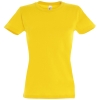 Футболка женская Imperial Women 190, желтая, желтый, хлопок