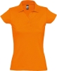 Рубашка поло женская Prescott Women 170, оранжевая, оранжевый, джерси; хлопок 100%, плотность 170 г/м²