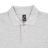 Рубашка поло мужская Spring 210, светлый меланж, серый, хлопок