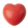 Антистресс VENTRY в форме сердца, полиуретан, красный, красный, пластик