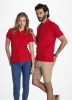 Рубашка поло женская People 210, красная, красный, хлопок
