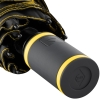Зонт складной AOC Mini с цветными спицами, желтый, желтый, 190t; ручка - пластик, купол - эпонж, сталь, 190t; каркас - стеклопластик