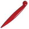 SLIM, нож для корреспонденции, прозрачно-красный, пластик, красный, пластик