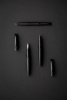 Ручка перьевая PF Two, черная, черный, металл