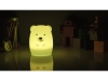 Ночник LED «Bear», белый, силикон