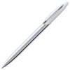 Ручка шариковая Dagger Soft Touch, белая, белый, металл; покрытие софт-тач