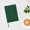 Ежедневник Latte soft touch недатированный, зеленый, зеленый