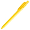 Ручка шариковая TWIN SOLID, желтый, пластик, желтый, пластик