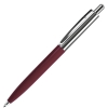 BUSINESS, ручка шариковая, бордо/серебристый, металл/пластик, бордовый, серебристый, металл, пластик
