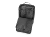 Рюкзак-трансформер «Duty» с шильдом, серый, полиэстер, пластик
