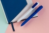 Ручка шариковая Swiper SQ, белая с синим, белый