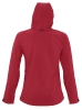 Куртка женская с капюшоном Replay Women, красная, красный, полиэстер 94%; эластан 6%, плотность 340 г/м²; софтшелл