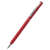 Ручка металлическая Tinny Soft софт-тач, красная, красный