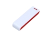 USB 2.0- флешка на 8 Гб с оригинальным двухцветным корпусом, белый, красный, пластик
