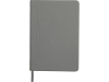 Блокнот А5 «Magnet» soft-touch с магнитным держателем для ручки, серый, пластик