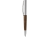 Ручка шариковая «Titan Wood», коричневый, серебристый, дерево, металл