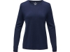 Пуловер «Merrit» с круглым вырезом, женский, синий, вискоза