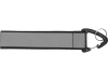 Светоотражающий брелок «Reflector», черный, серебристый, полиэстер