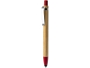 Ручка-стилус шариковая бамбуковая NAGOYA, красный, растительные волокна