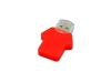 USB 2.0- флешка на 16 Гб в виде футболки, красный, пластик