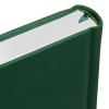 Ежедневник Favor Metal, недатированный, зеленый, зеленый, искусственная кожа; покрытие софт-тач; металл
