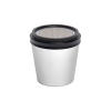 Портативная mini Bluetooth-колонка Sound Burger "Coffee" серебристый, серебристый