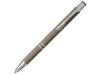 Ручка металлическая шариковая «Moneta» с антискользящим покрытием, серый, алюминий