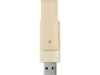 USB 2.0-флешка на 16ГБ «Rotate» из бамбука, бежевый, бамбук
