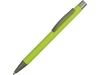 Ручка металлическая soft-touch шариковая «Tender», зеленый, серый, soft touch