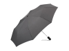 Зонт складной «Asset» полуавтомат, серый, полиэстер, soft touch