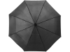 Зонт складной «Alex», черный, серебристый, полиэстер