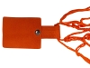 Авоська «Dream» из натурального хлопка с кожаными ручками, 25 л, оранжевый, кожа, хлопок