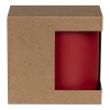 Коробка для кружки с окном Cupcase, крафт, картон
