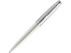 Ручка шариковая Embleme, белый, серебристый, металл