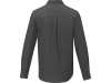 Рубашка «Pollux» мужская с длинным рукавом, серый, полиэстер, хлопок