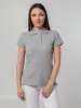 Рубашка поло женская Virma Premium Lady, серый меланж, серый, хлопок