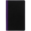 Ежедневник Nice Twice, недатированный, черный с фиолетовым, черный, фиолетовый, soft touch
