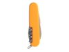 Нож перочинный, 90 мм, 10 функций, оранжевый, серебристый, пластик, металл