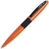 STREETRACER, ручка шариковая, оранжевый/черный, металл, оранжевый, металл, прорезиненная поверхность