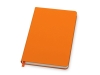 Бизнес-блокнот А5 «С3» soft-touch с магнитным держателем для ручки, оранжевый, пластик, кожзам