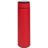 Смарт-бутылка с заменяемой батарейкой Long Therm Soft Touch, красная, красный, металл, нержавеющая сталь; покрытие софт-тач