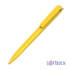 Ручка шариковая TRIAS SOFTTOUCH, желтый, пластик/soft touch