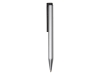 Ручка шариковая металлическая «Jobs» soft-touch с флеш-картой на 8 Гб, черный, серебристый