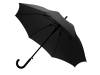 Зонт-трость полуавтомат «Wetty» с проявляющимся рисунком, черный, полиэстер, soft touch