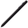 Ручка шариковая Swiper, черная с белым, черный, белый, пластик